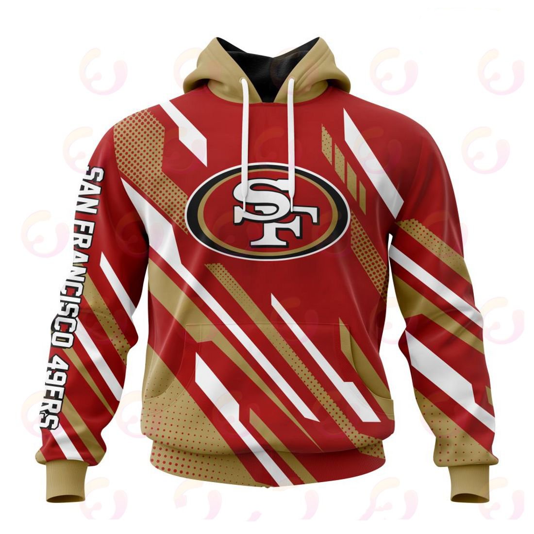 SAN FRANCISCO 49ERS 3D HOODIE SPECIAL MOTOCROSS CONCEPT