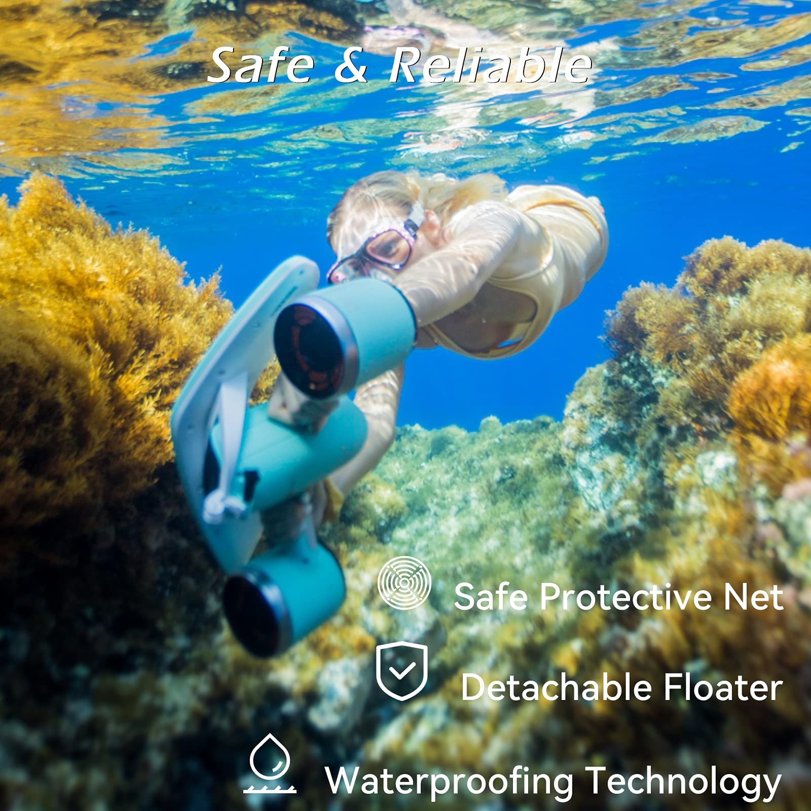 ☀Summer Sale🔥Dual Propeller Underwater Scooter