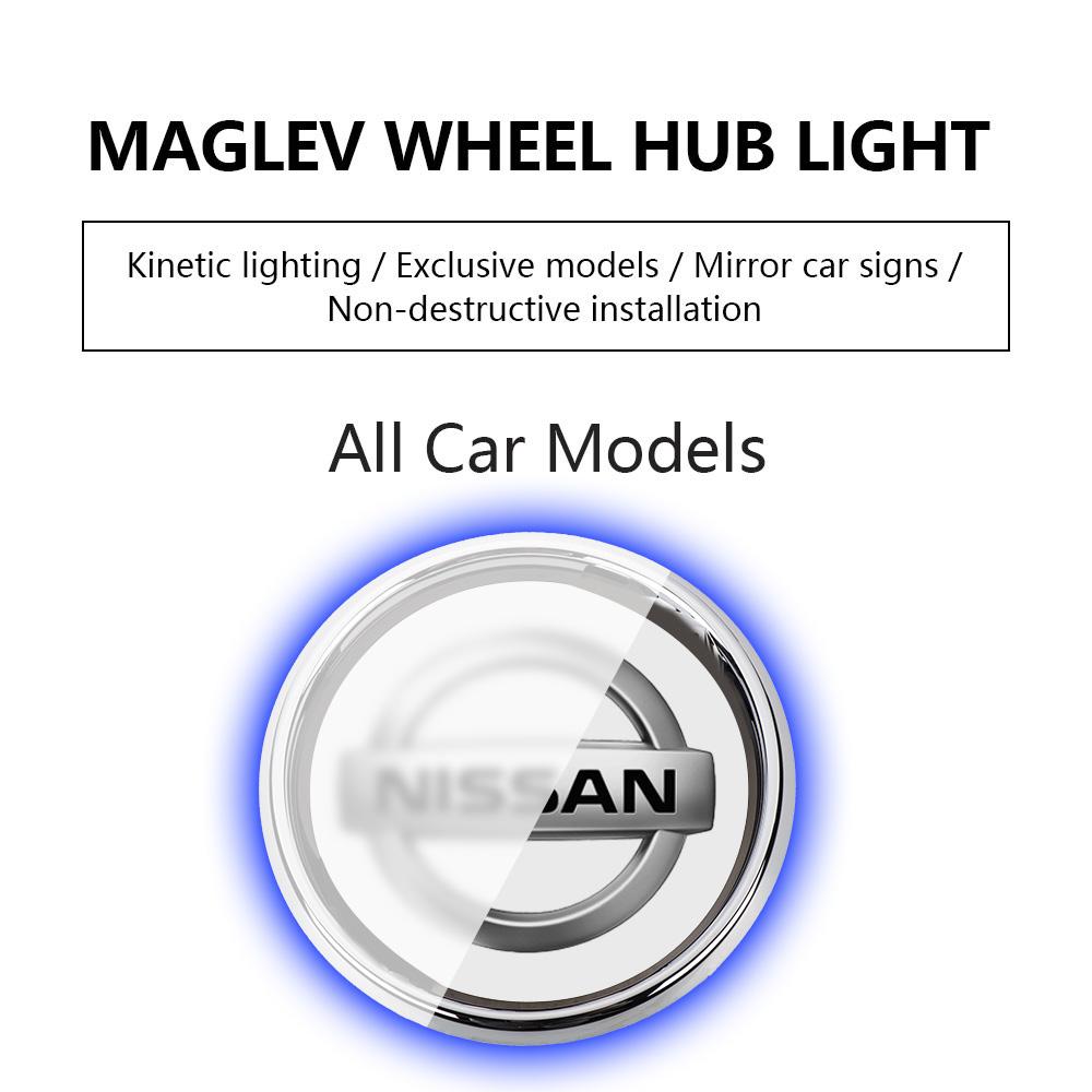 🔥Magnetic Suspension LED Floating Wheel Cap 2022 Version 1PC