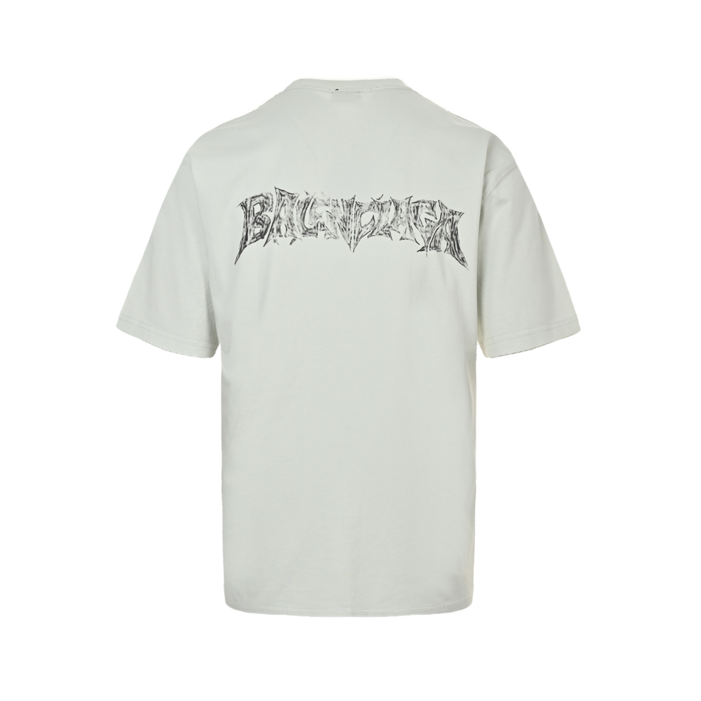 Balenciaga 24ss graffiti letter bone print short sleeve