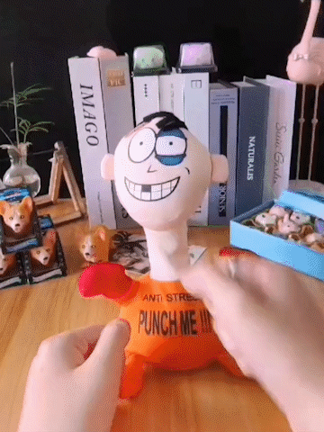 Funny Punch Me Screaming Doll