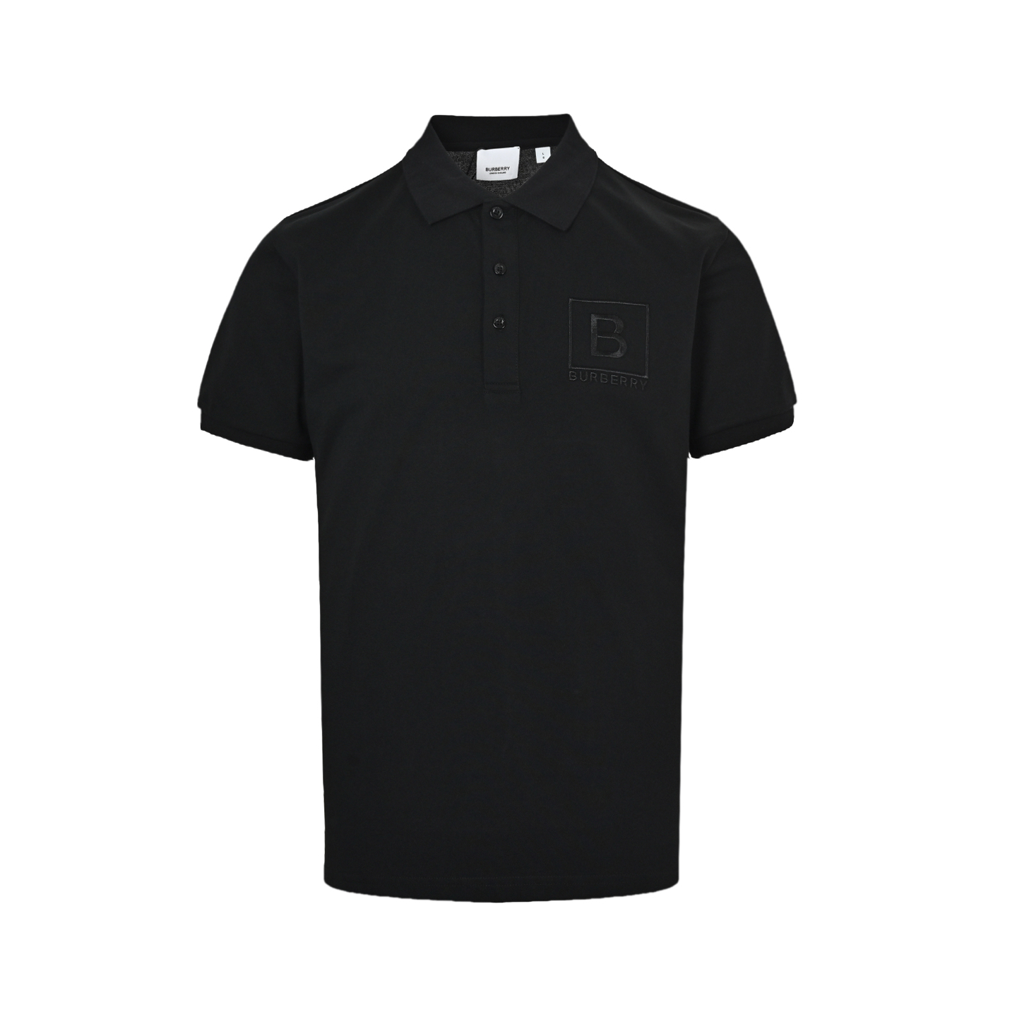 Burberry B logo embroidered Polo short sleeve