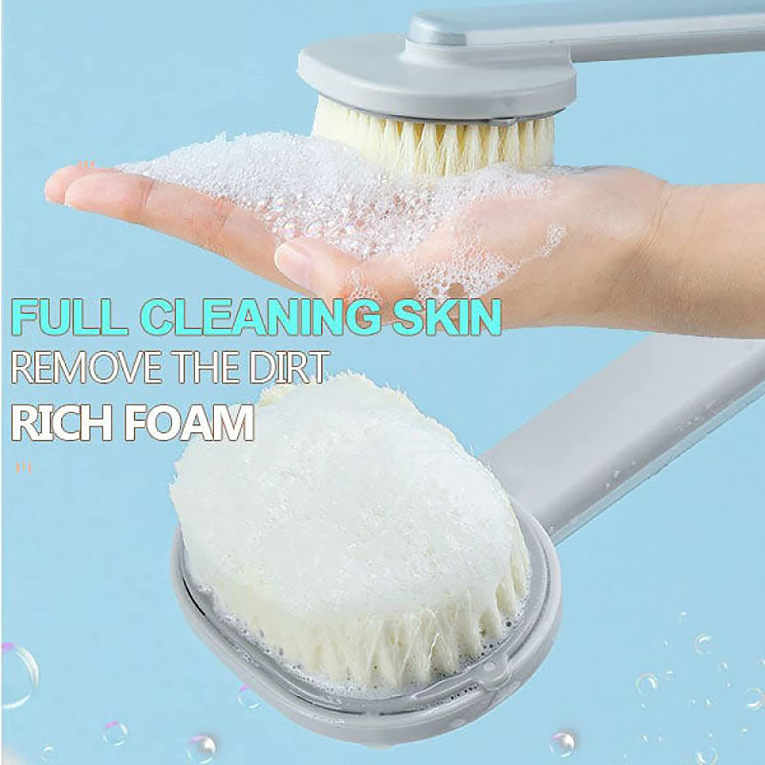 (💥Last Day Promotions-50% OFF)--Long Handle Bath Massage Cleaning Brush-BUY 3 GET 20% OFF & FREE SHIPPING