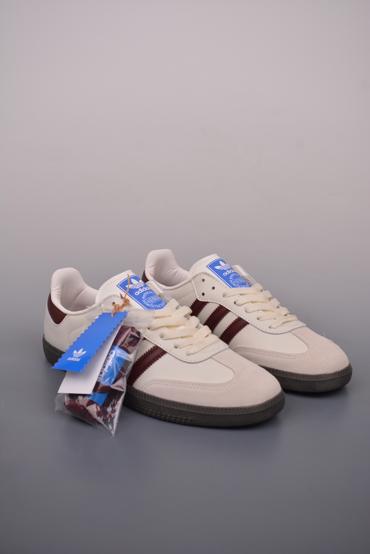 Adidas Originals Samba OG Putty Grey Maroon ID1482
