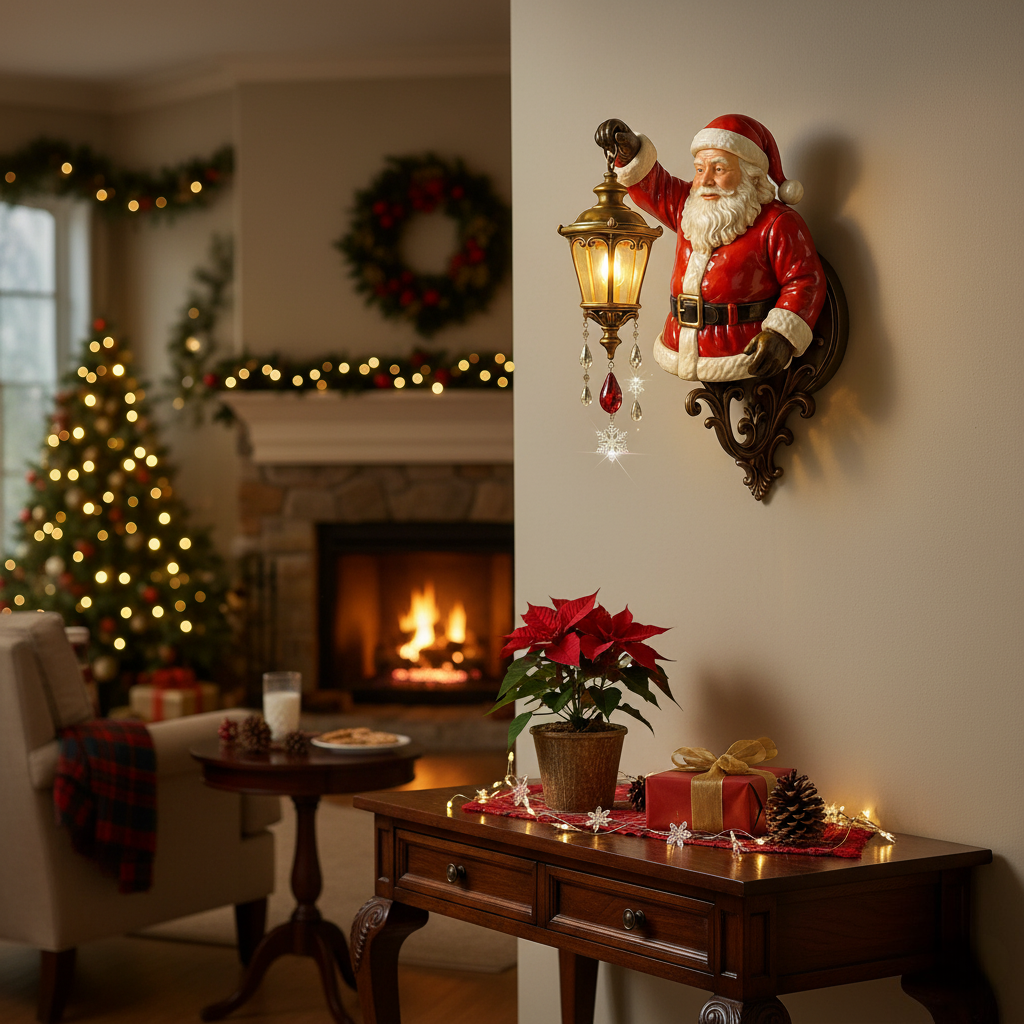 🎅 Santa Claus Wall Lamp