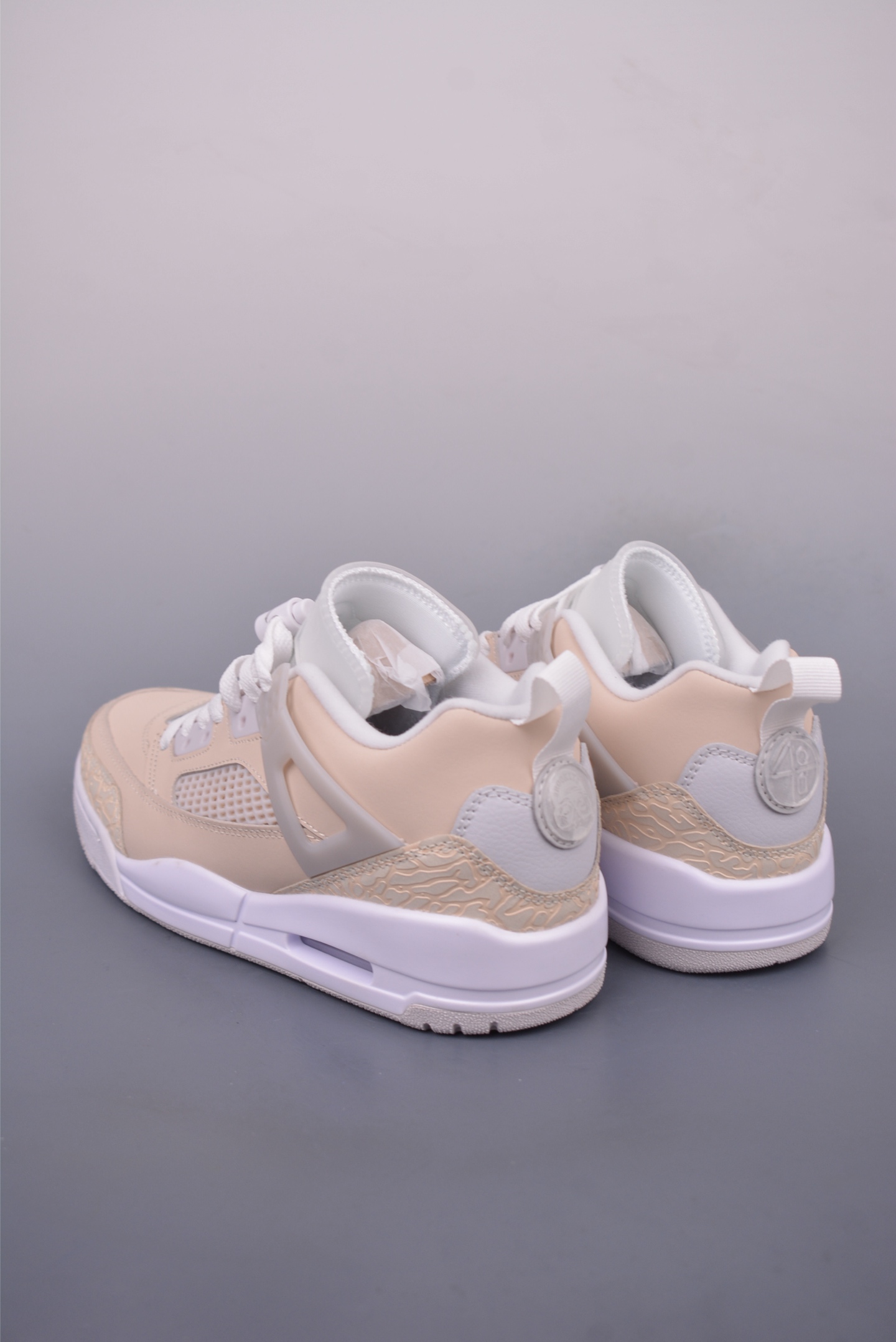 Nike Air Jordan Spizike Low basketball shoes Khaki White Cracked HV6628-100