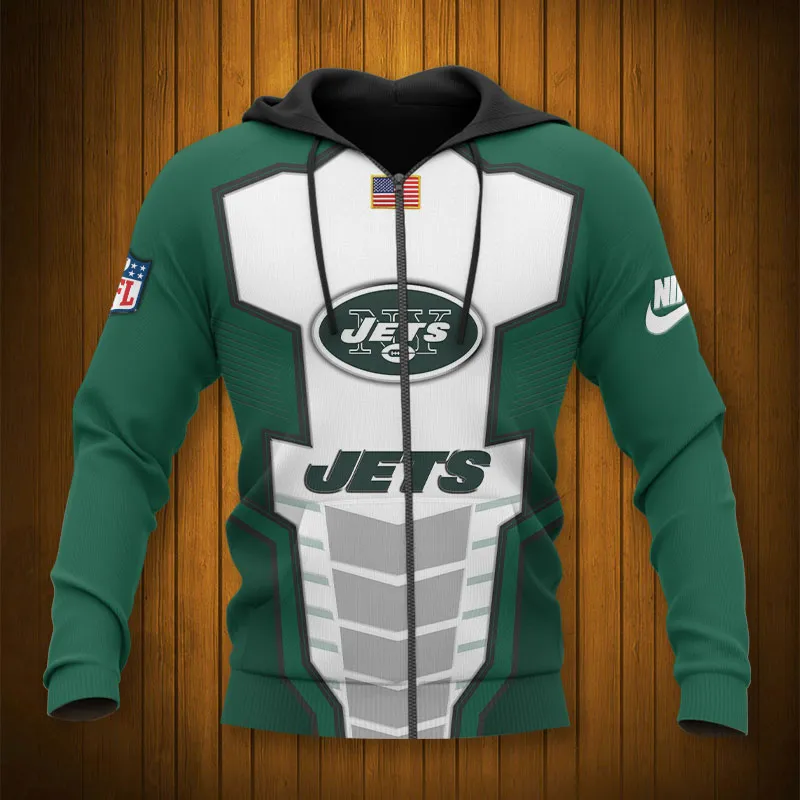 NEW YORK JETS 3D HOODIE TTB4323
