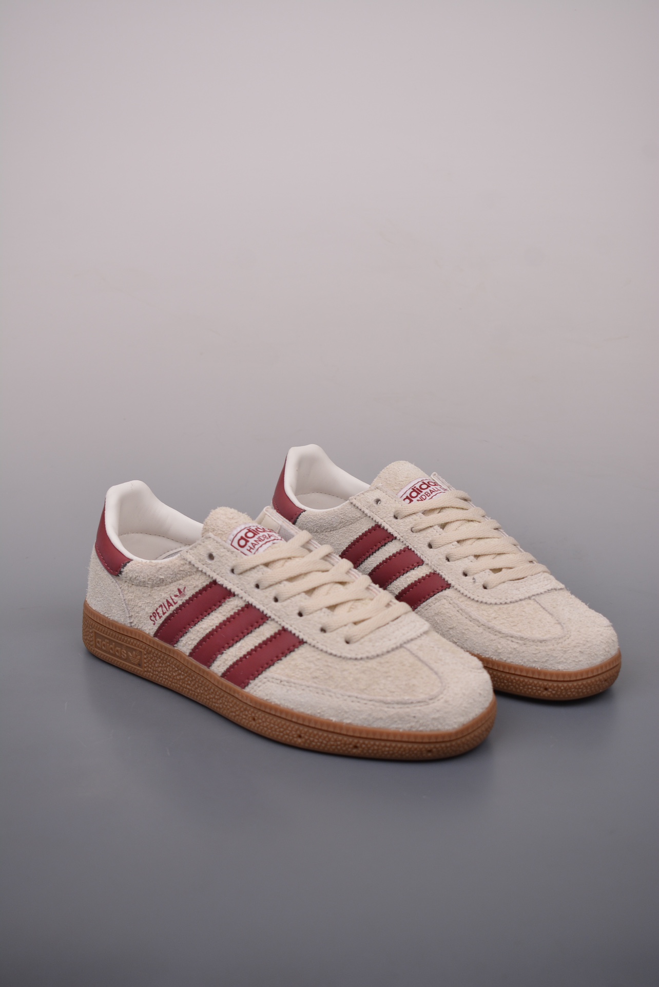 Adidas Handball Spezial Beige Wine Red JH8699