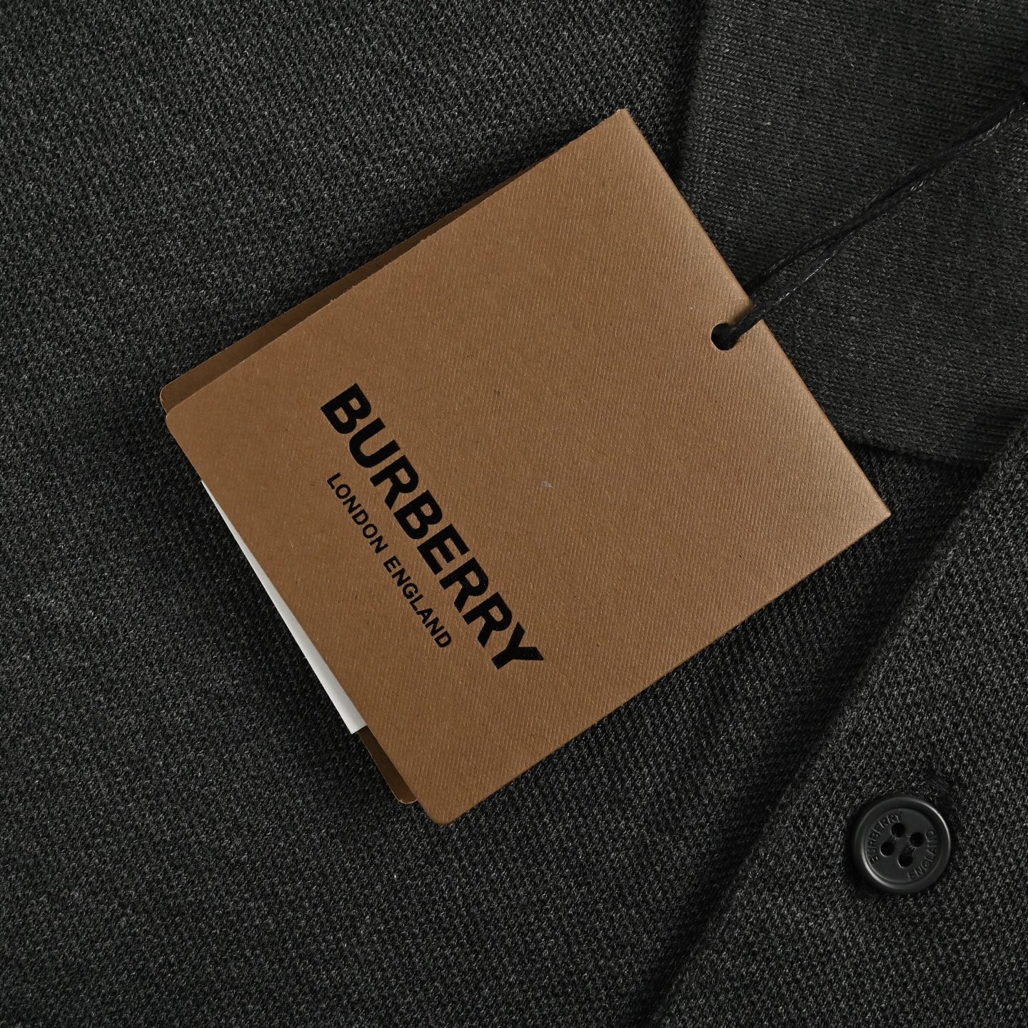 Burberry Polo short sleeves with B logo embroidery on chest