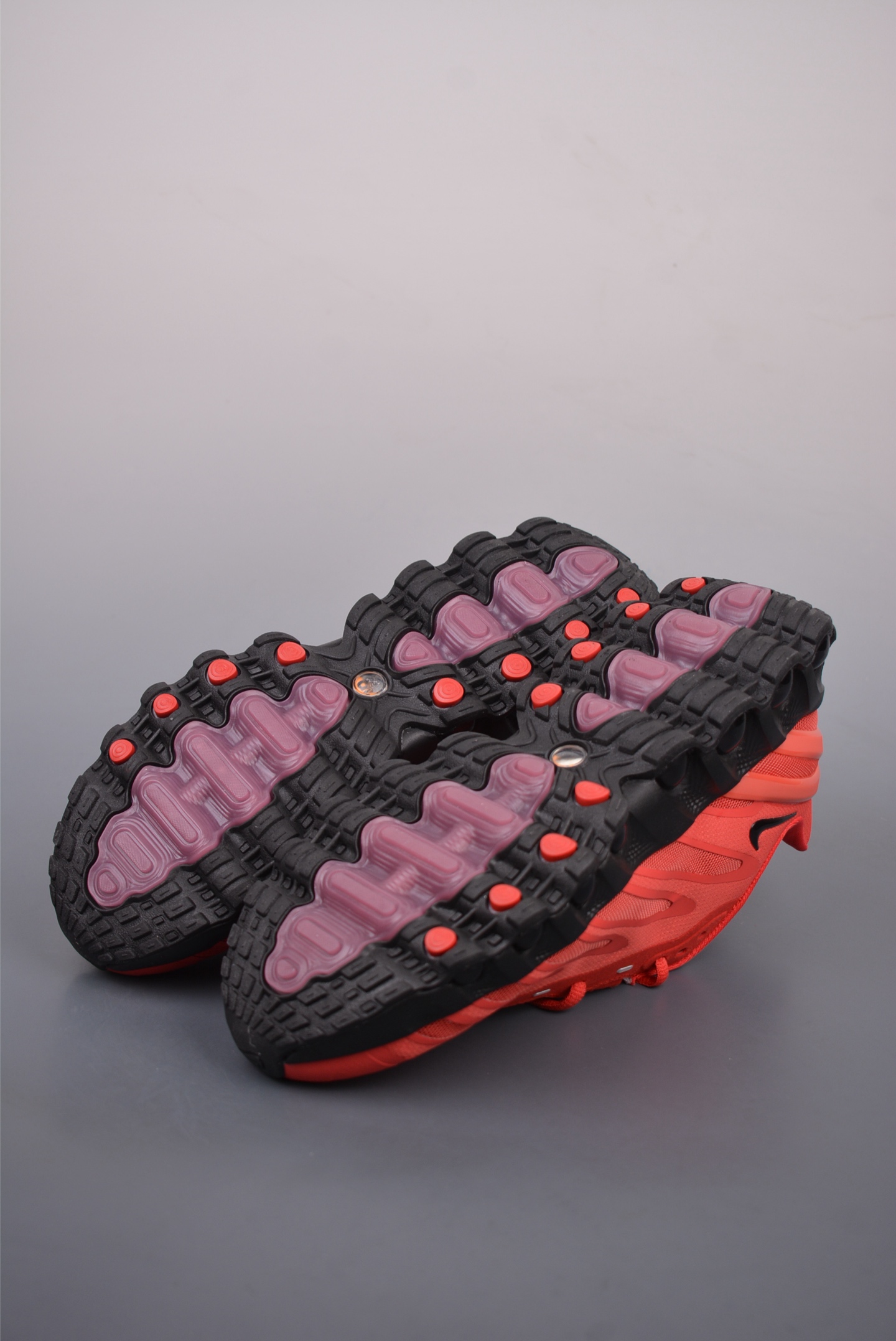 Nike Air Max DN8 running shoes Red and Black FQ7860-036