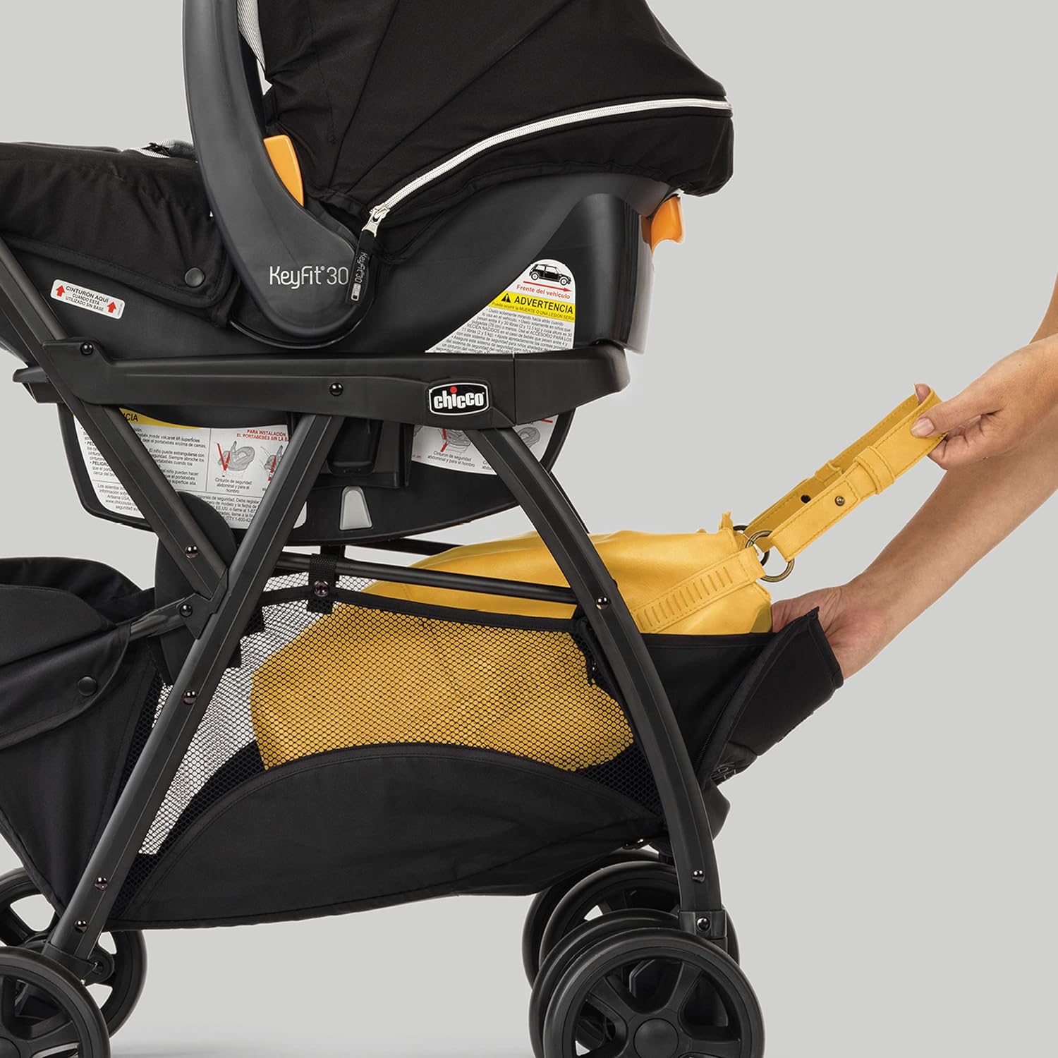 Chicco KeyFit Caddy Frame Stroller Accepts All Chicco Infant Car Seats