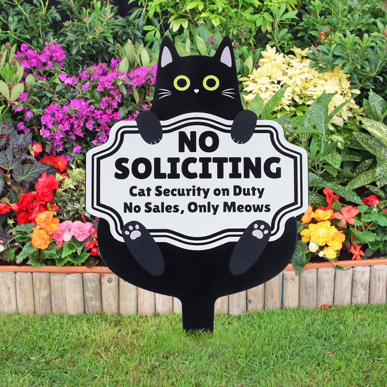 No Soliciting Sign for House, 9.45 Inch x 15.75 Inch