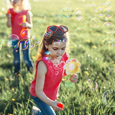 👍Last Day Promotion 50% OFF💥Sunflower Shaped Portable Electric Bubble Maker Toy