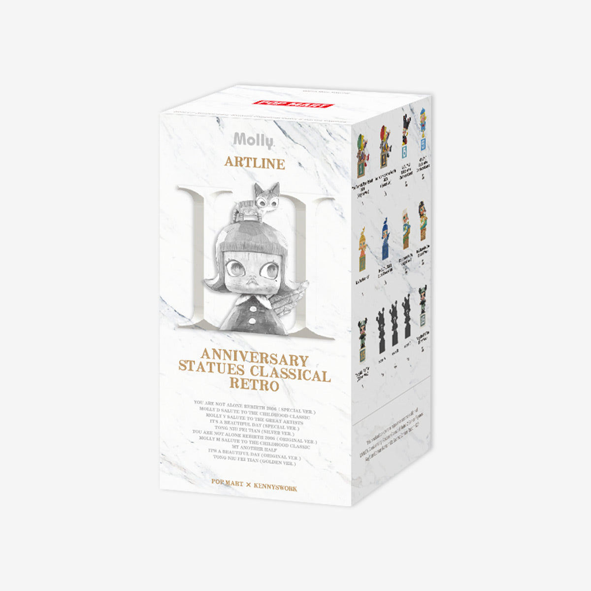 POP MART MOLLY Anniversary Statues Classical Retro 2 Series Figures [1 Blind Box]