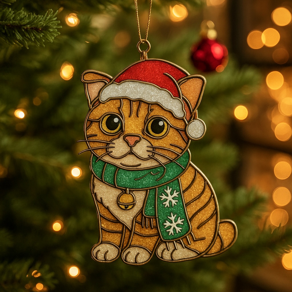 Cat Christmas Ornaments