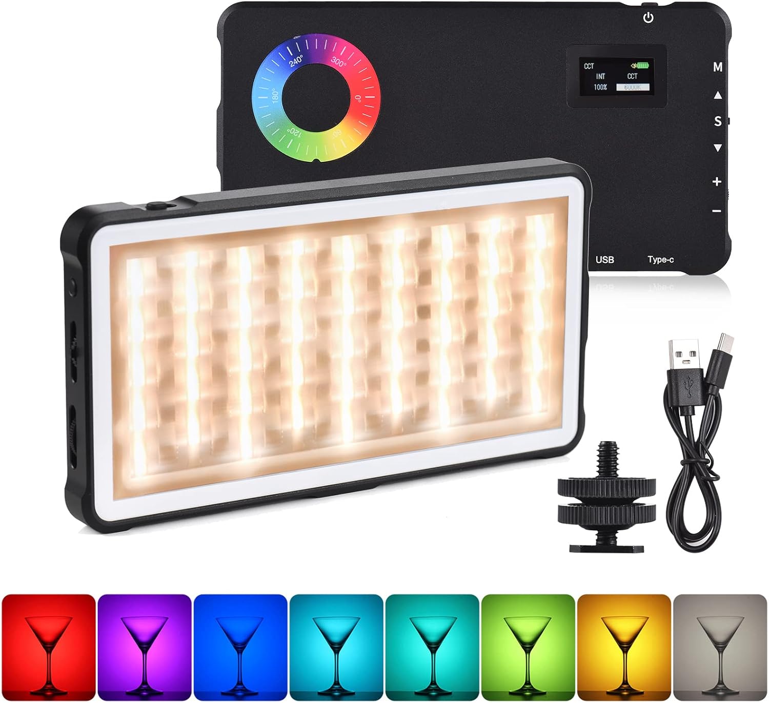 📷📷Full-color RGB shooting fill light
