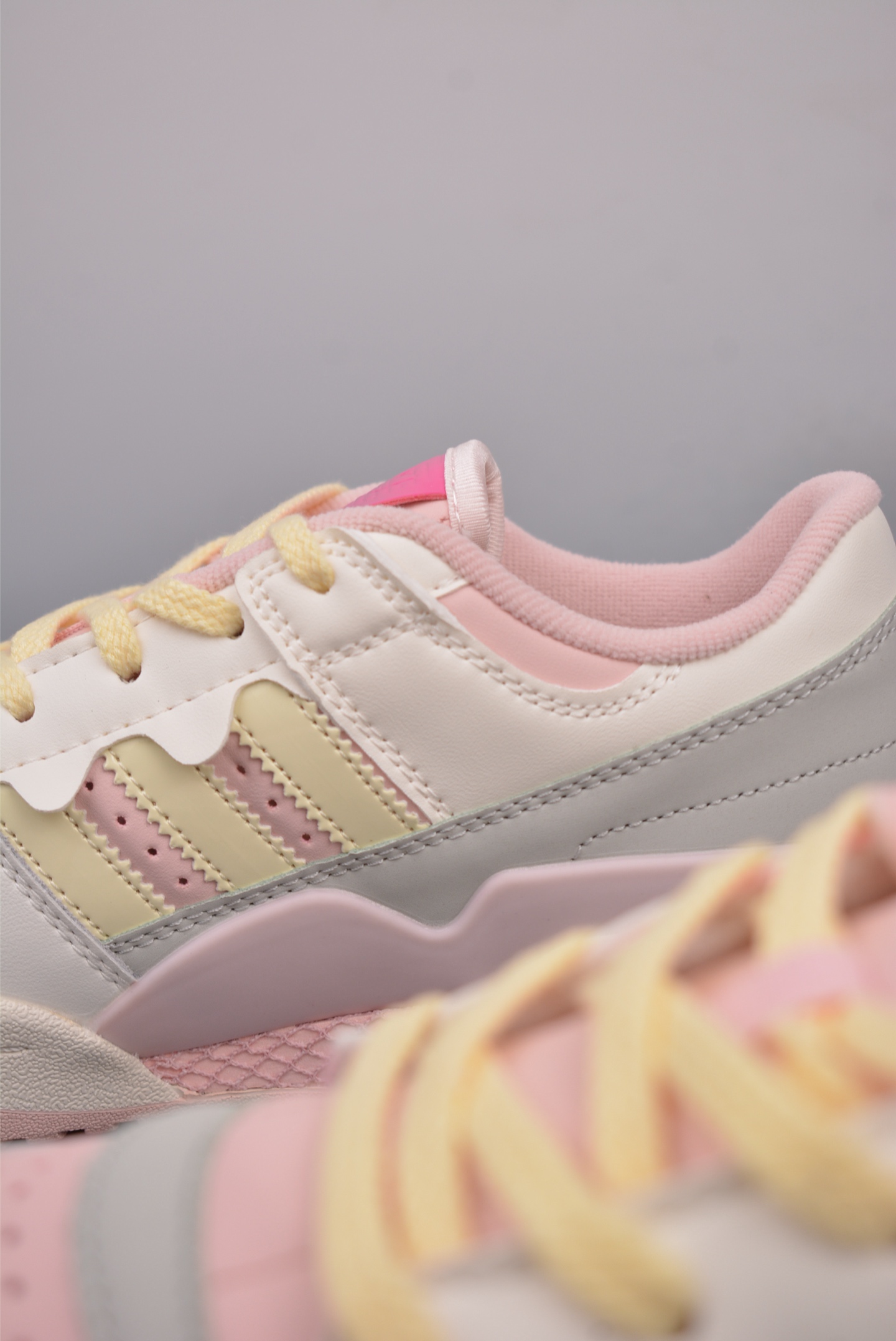 Adidas Originals Forum 84 Low White Pink Yellow JP8032