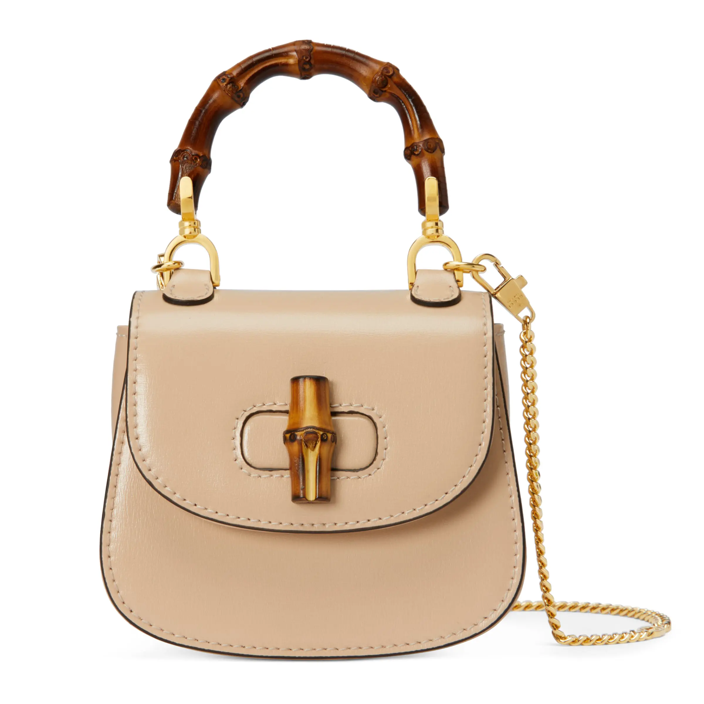 Gucci Bamboo 1947 series bamboo small handbag760246 10O0X 1000