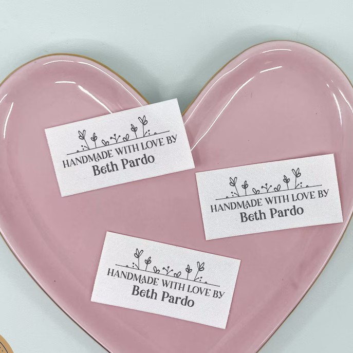 Set of Cotton Fabric Tags