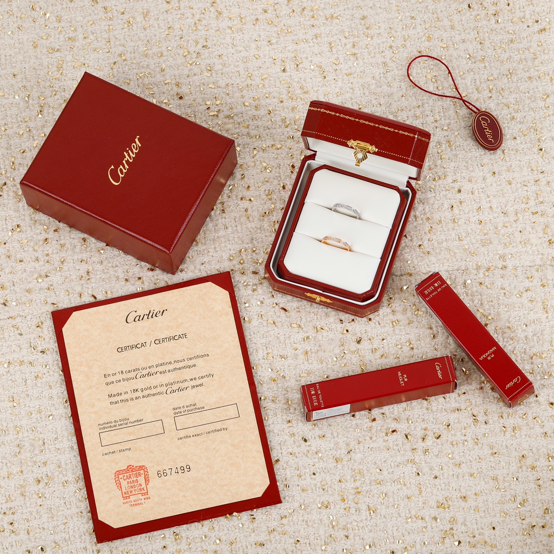 Cartier LOVE full diamond ring