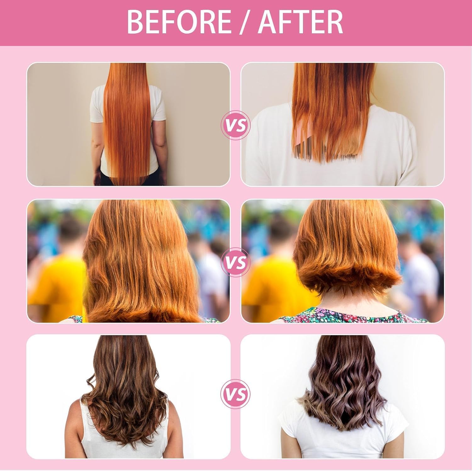 Professional Hair Styling Tools: DIY Layering and Trimming Kit with Clips