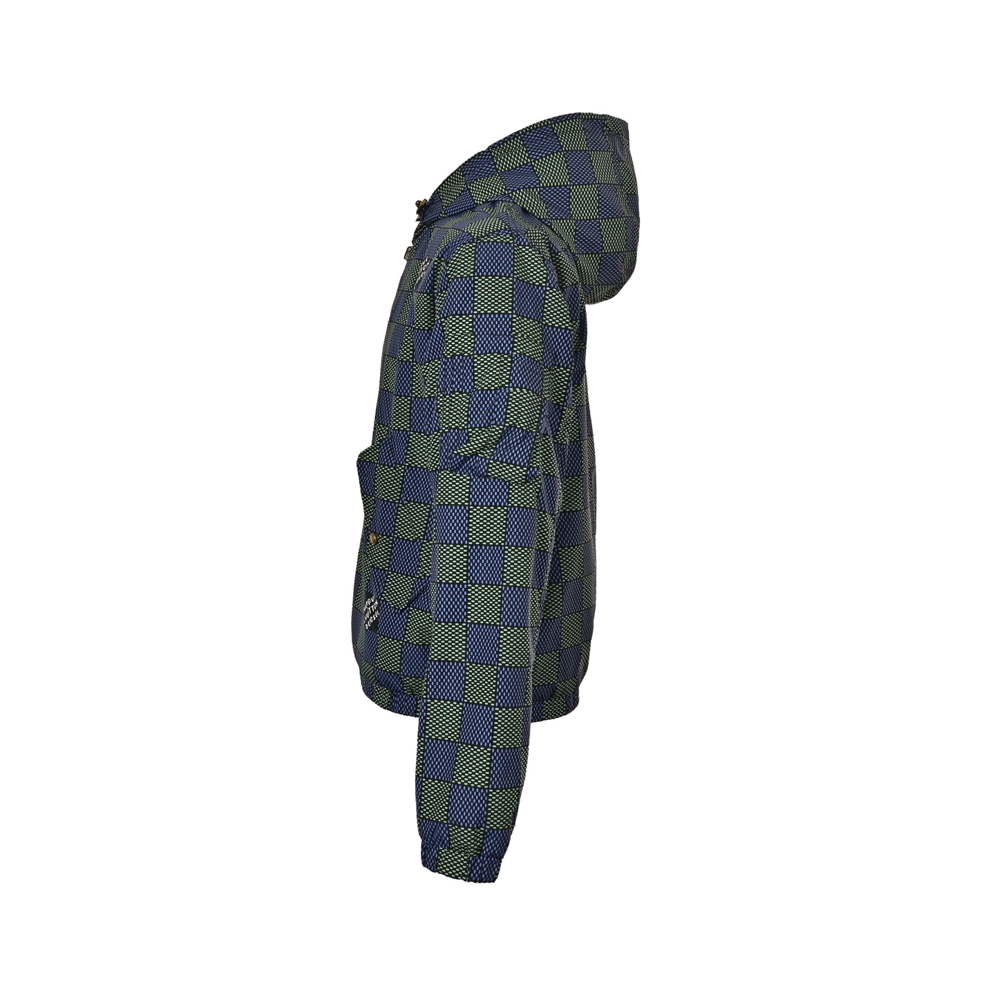 Louis Vuitton 25ss small airplane zipper monogram checkerboard double-faced jacket
