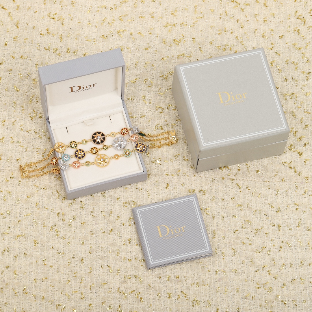 Dior Compass Rose Triple Bracelet