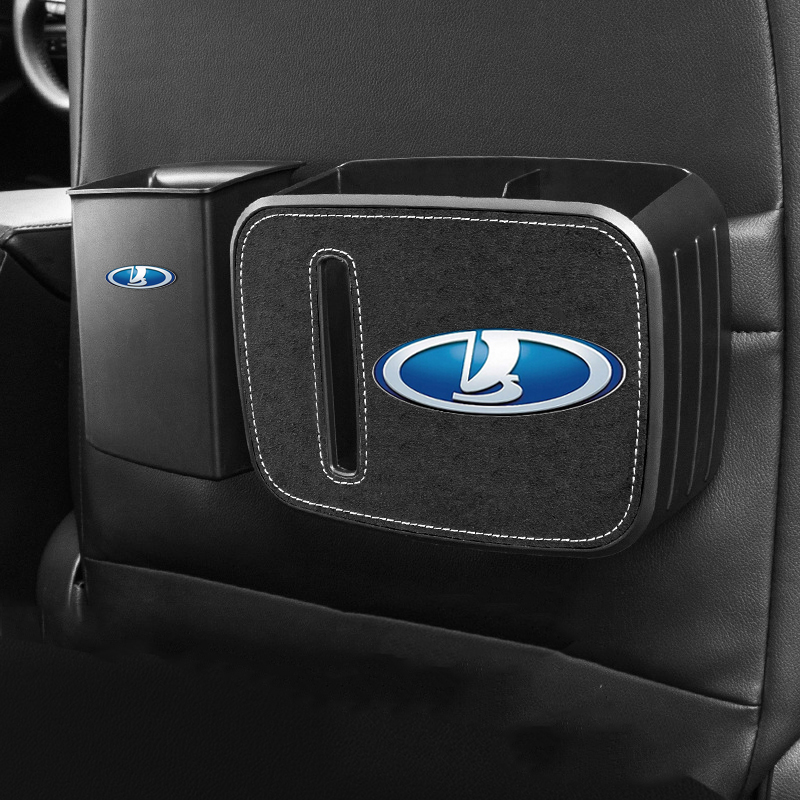 Car Multi-Compartment Garbage Storage Box