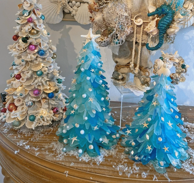 （✨CHRISTMAS PRE SALE-48% OFF✨) CHRISTMAS SEA GLASS TREE