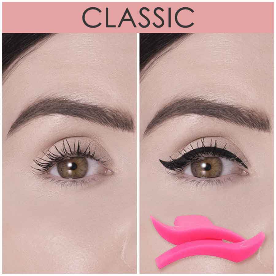 2 Pcs Silicon Winged Eyeliner Stamp for Eye Makeup