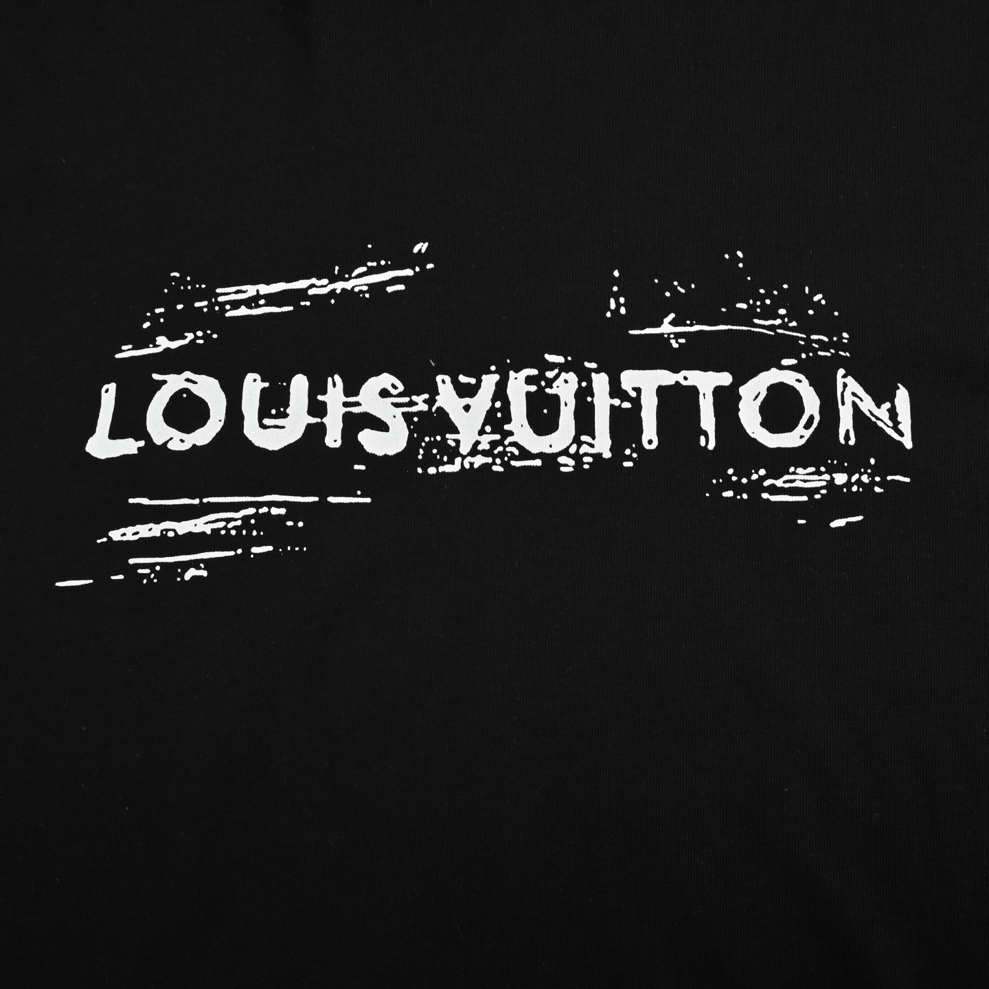 Louis Vuitton Hand-painted letter print short sleeves