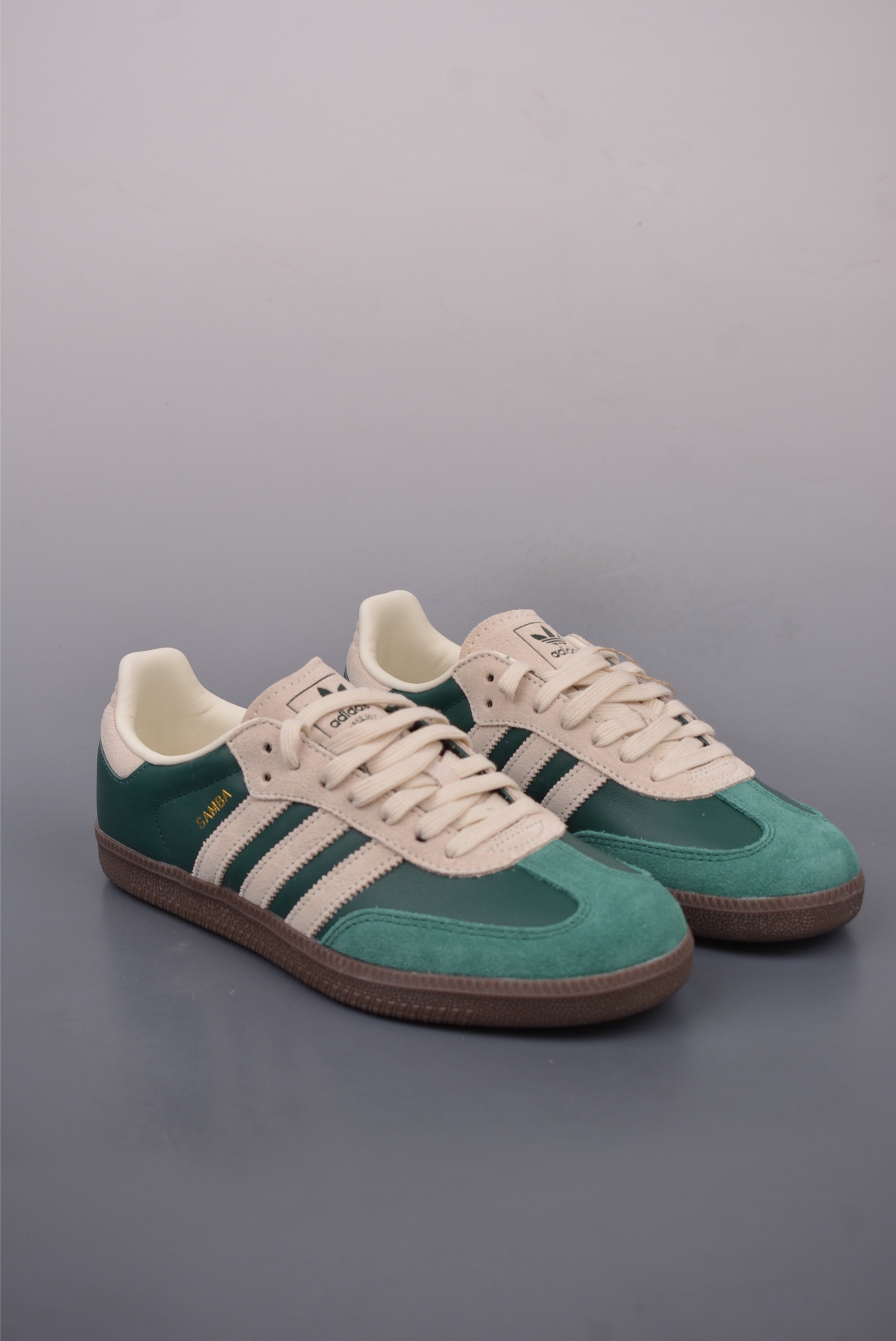 Adidas Originals Samba OG Collegiate Green Cream White JI321