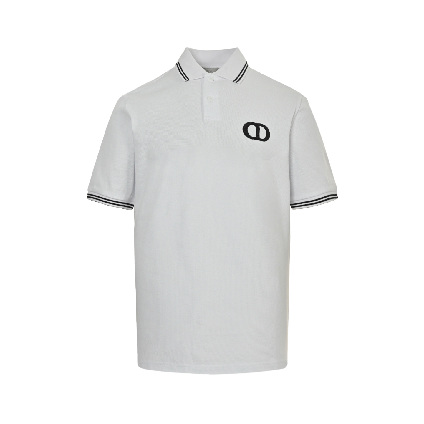 Dior 25ss CD embroidered logo Polo short sleeve