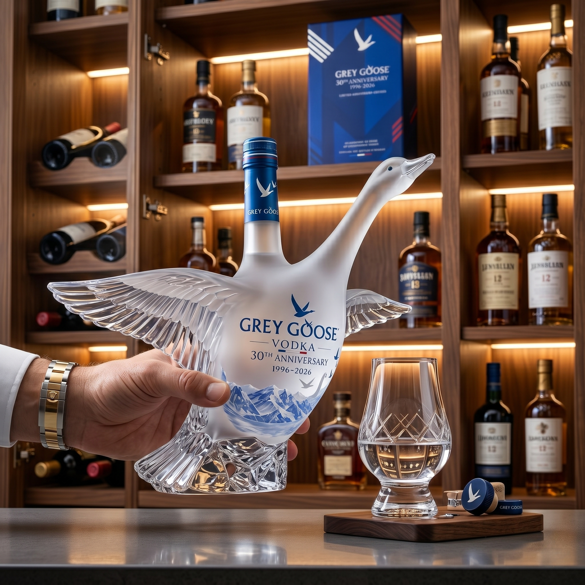 Grey Goose 30th Anniversary Limited Edition Vodka Bottle