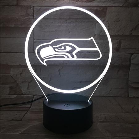 SEATTLE SEAHAWKS 3D LED LIGHT LAMP