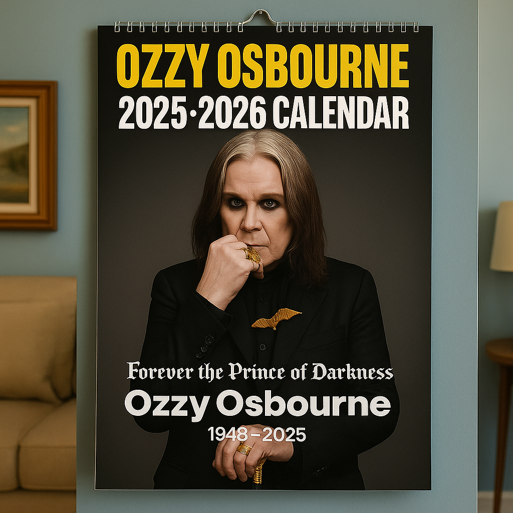 🖤Ozzy Osbourne Memorial Calendar