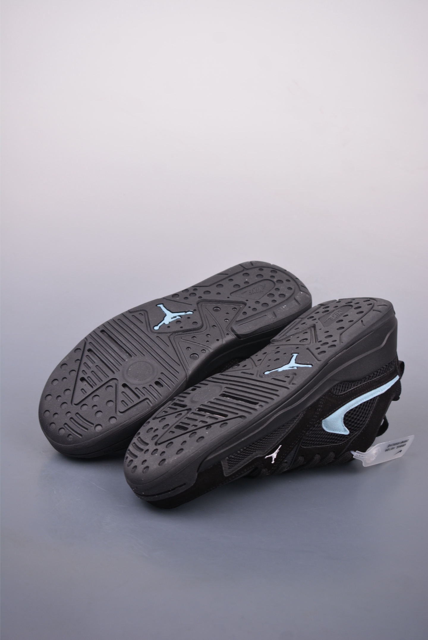 Nike Air Jordan CMFT Era Sneakers Mesh All Black Blue HJ6777-002