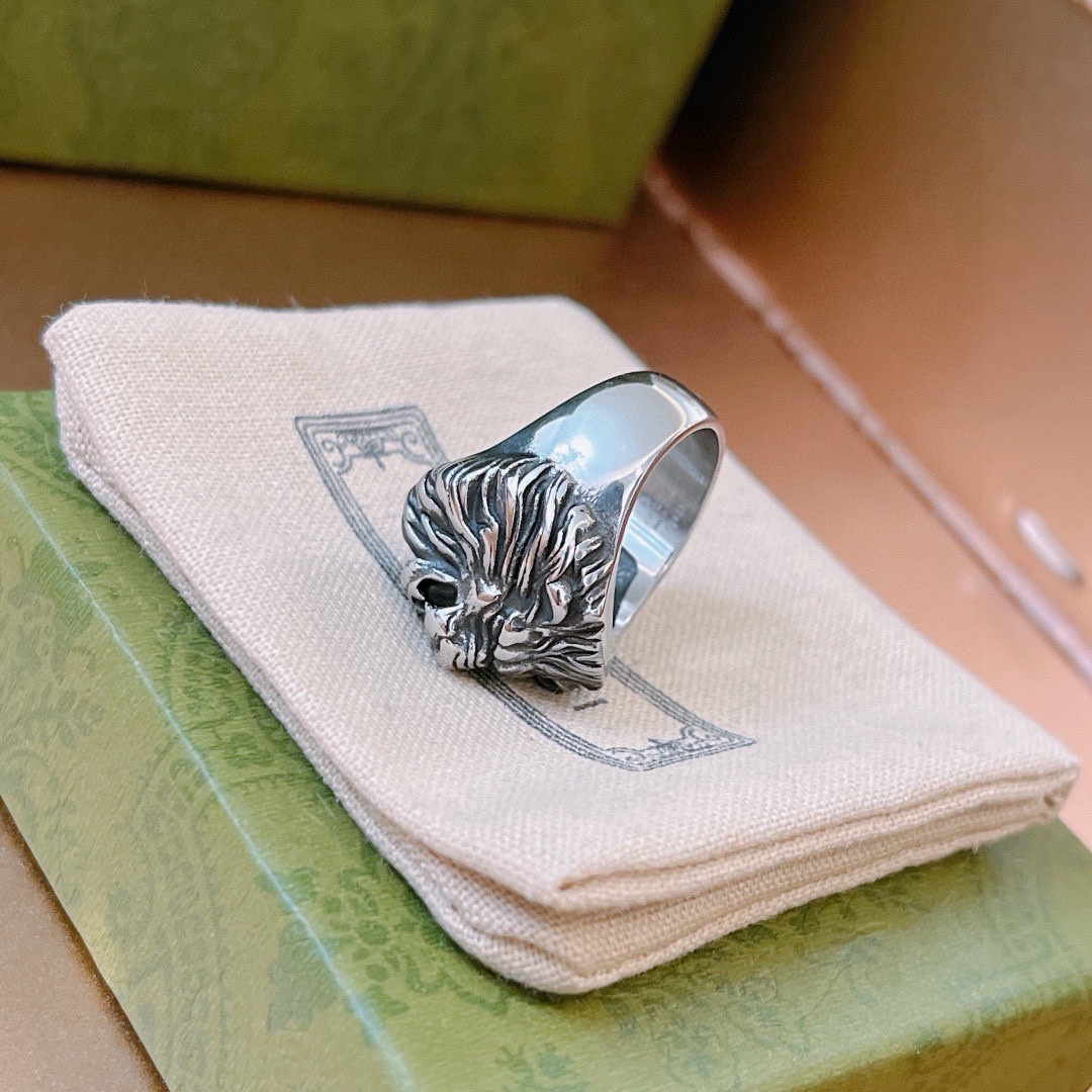 GUCCI Lion Head Ring