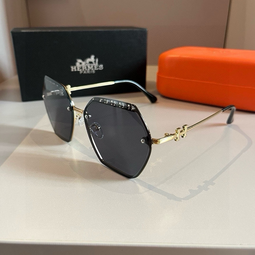 Hermes Square Frame Sunglasses