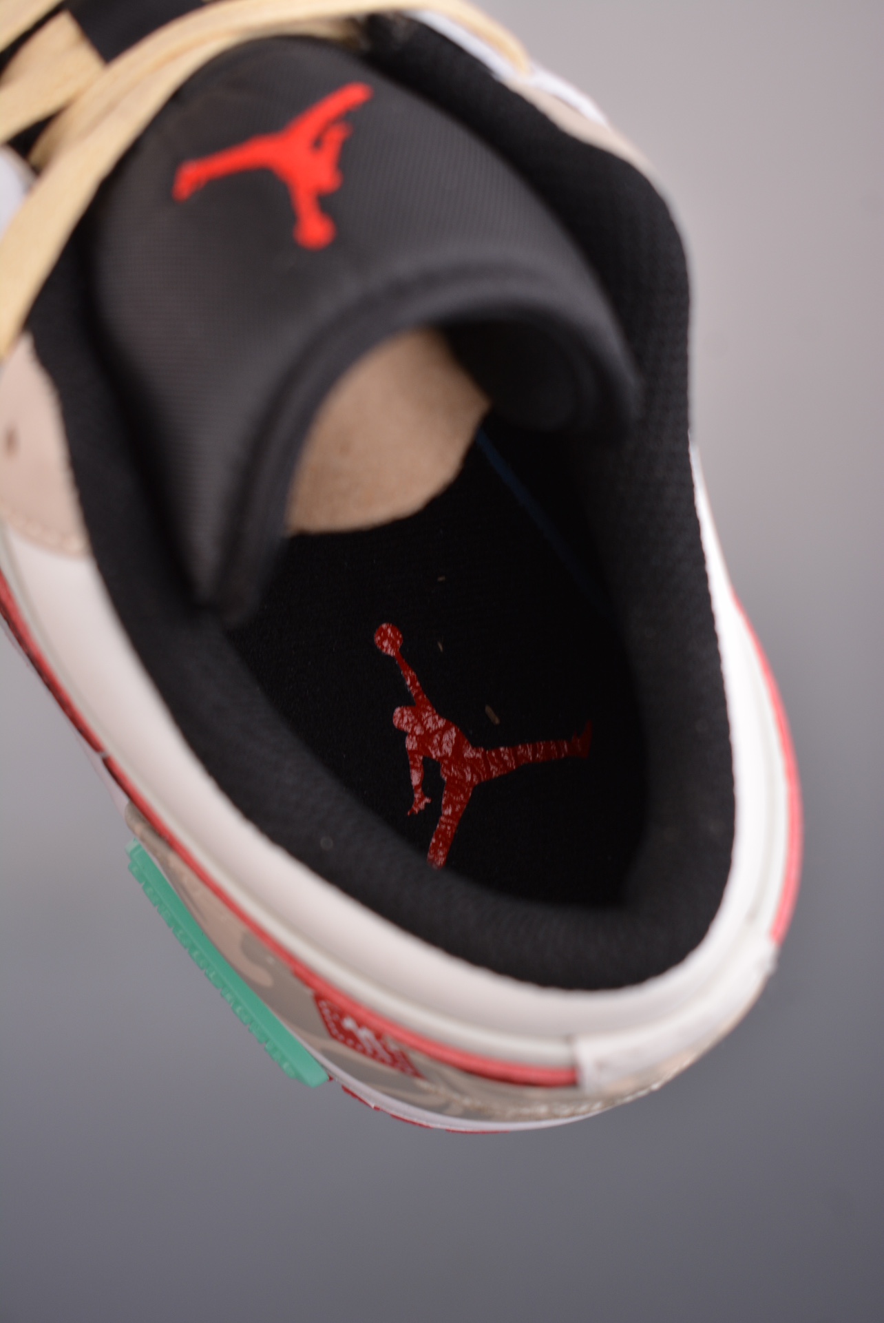 Nike Air Jordan 1 Low Year of the Dragon Off-White Red Graffiti 553558-066