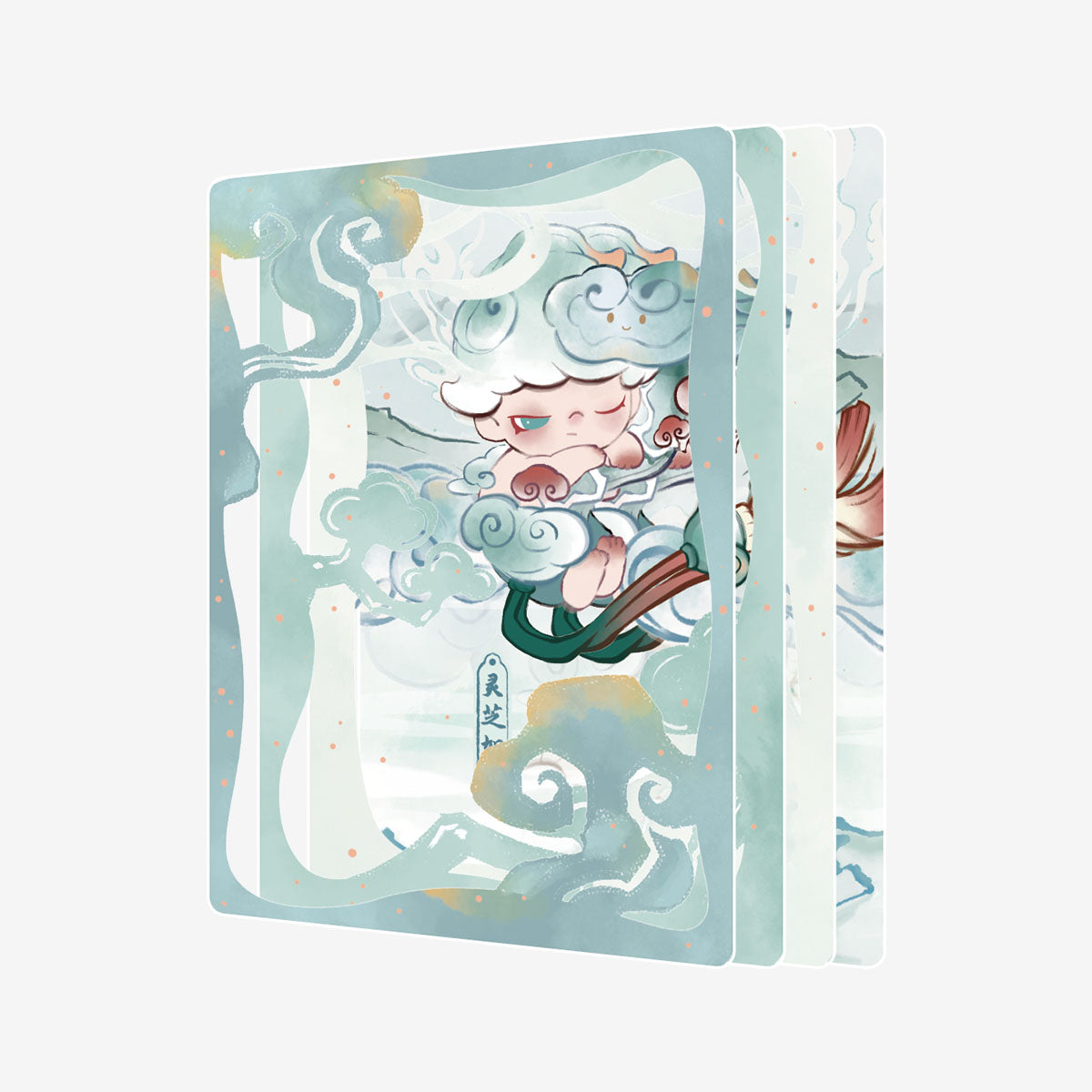 POP MART DIMOO Stories in the Cup Series Figures Art Collection Cards