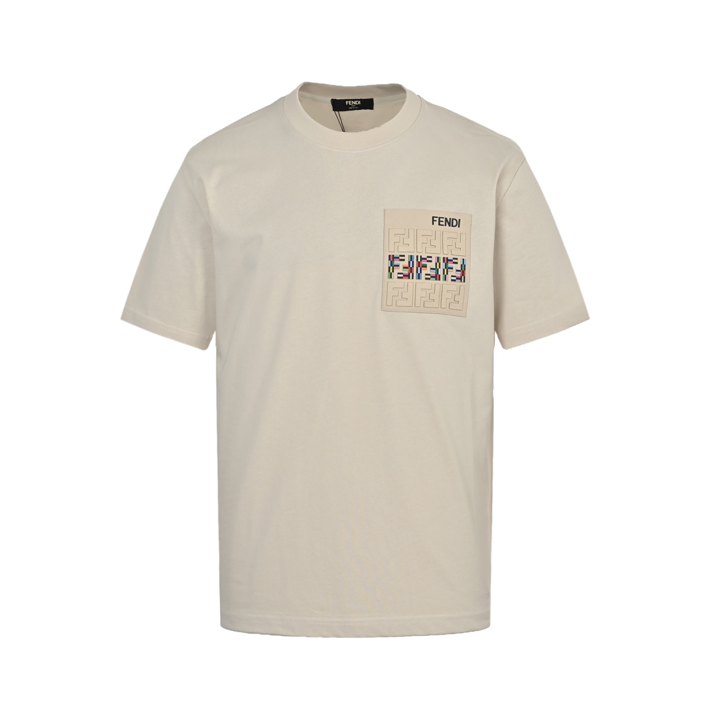 Fendi 25ss pocket FF embossed short sleeve