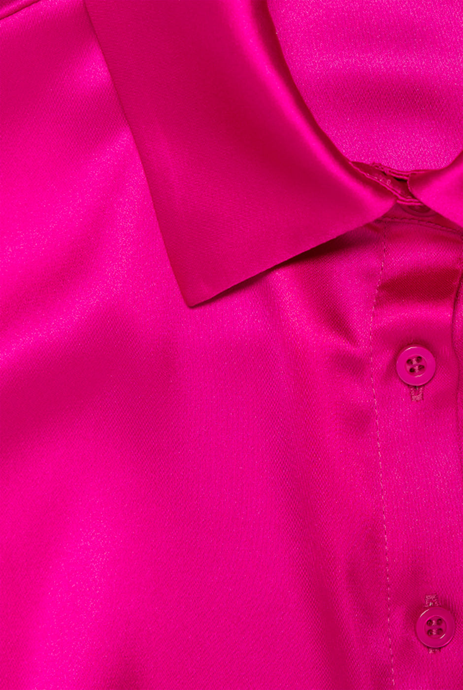 Blusa camisera en tono fucsia