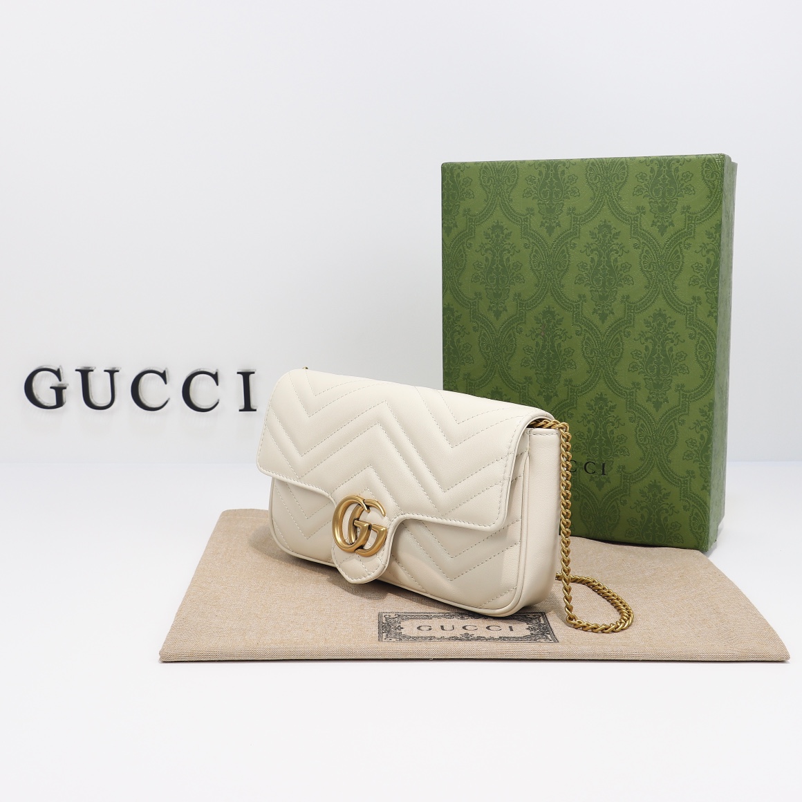 Gucci GG Marmont series small shoulder bag (with card holder) 751526 AACCE 9053