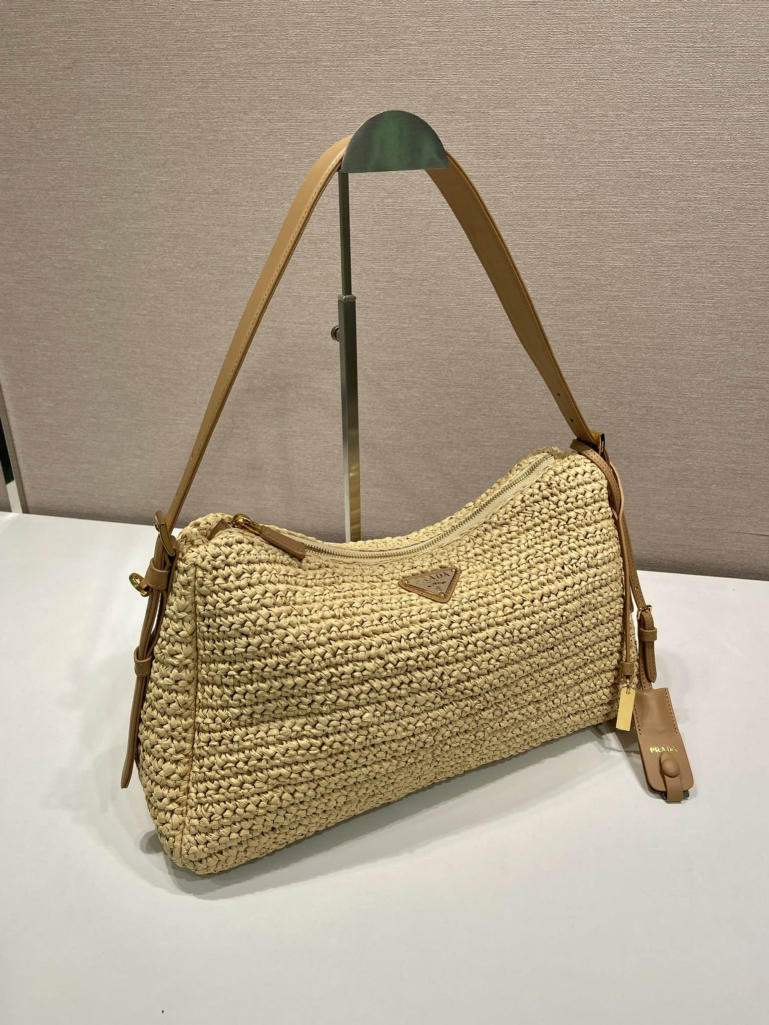 Prada Woven Large Shoulder Bag 1BC246