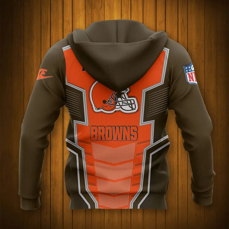 CLEVELAND BROWNS 3D HOODIE TTB4306