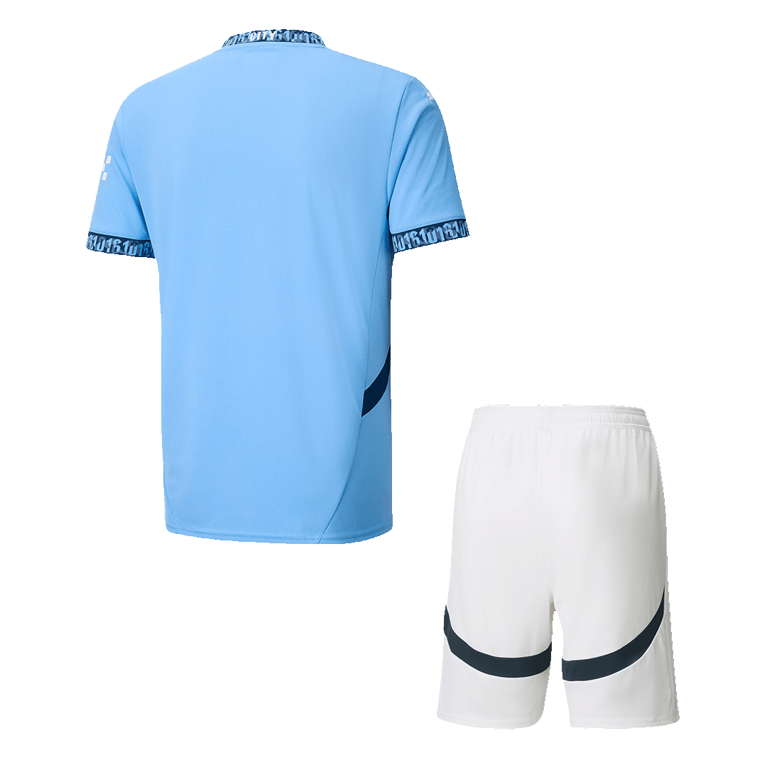 Manchester City Home Football Shirt Set (Shirt+Shorts) 2024/25