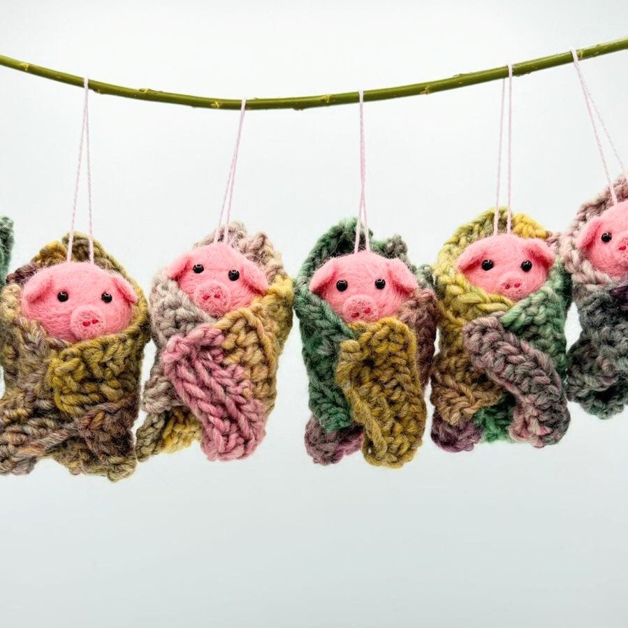 Pig In Blankets Christmas Tree Decorations