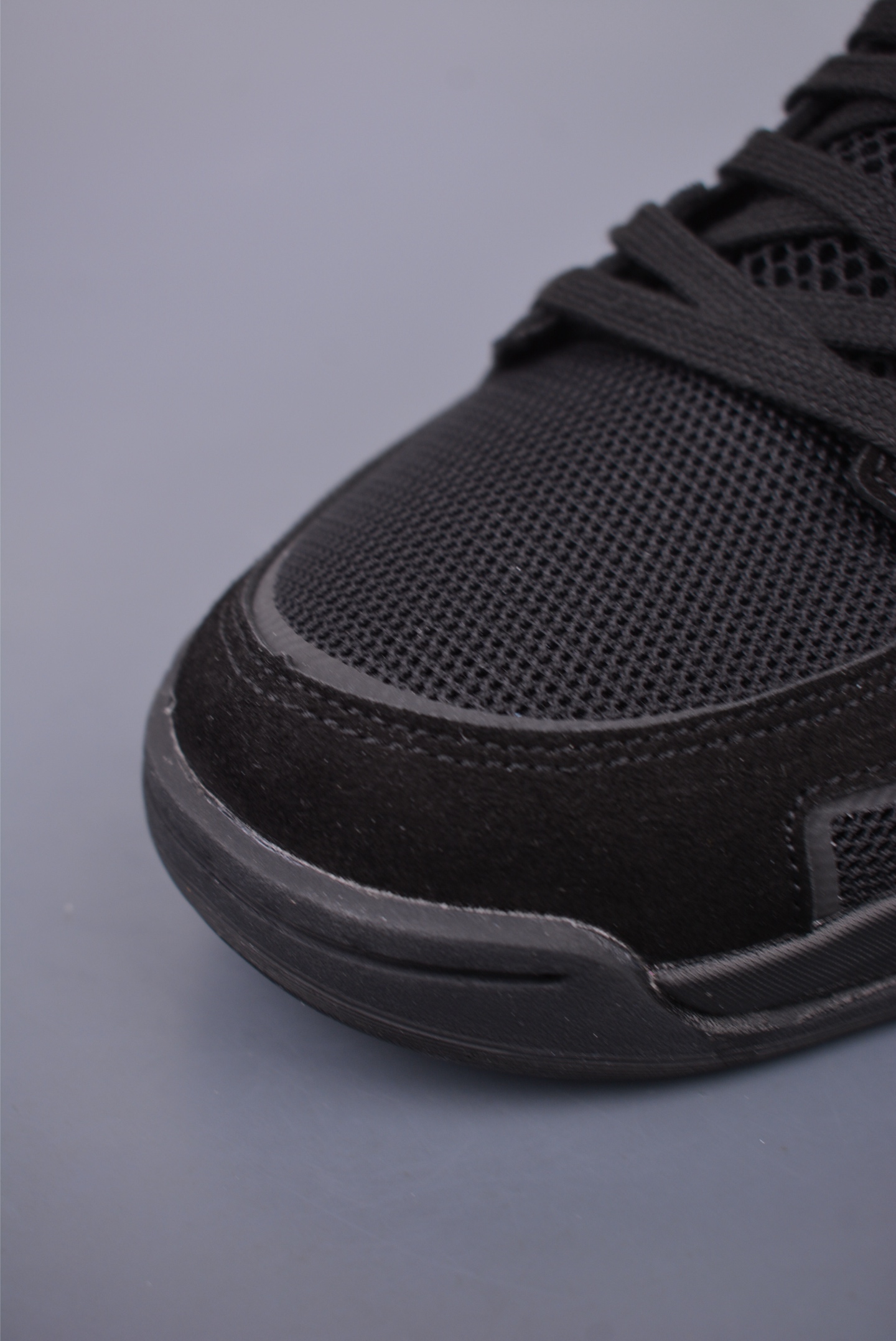 Nike Air Jordan CMFT Era Sneakers Mesh All Black Blue HJ6777-002
