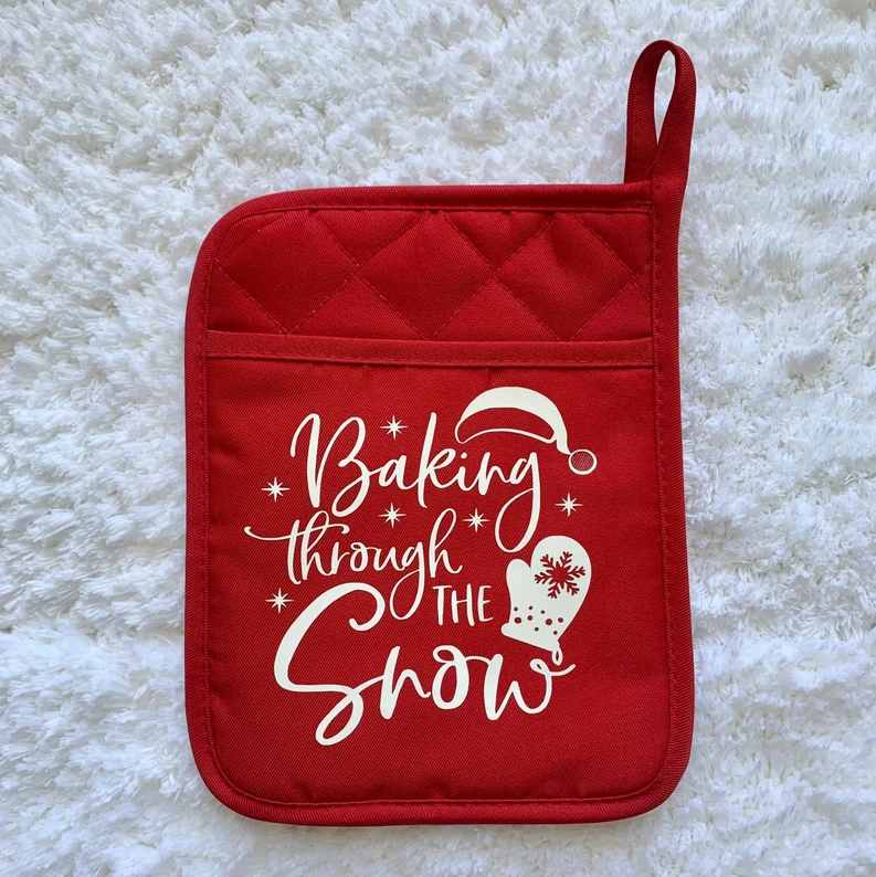 Christmas pot holder baking kit